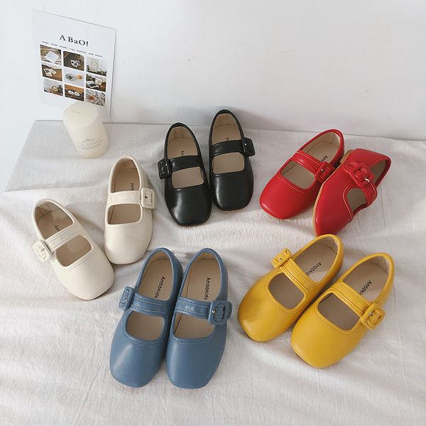 

children shoes kids leather shoes toddler kids girl buckle wedding party dance leather girls walking footwear, Black;grey