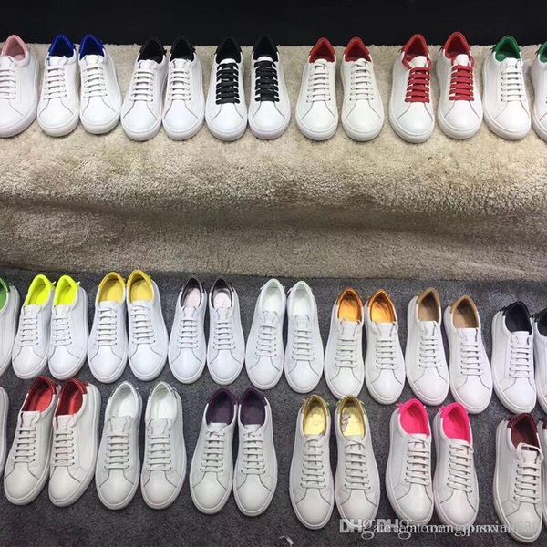 

leisure shoes new spring style 2019 leather designer white shoes strapped men's and woman sneakers gymnastics dancing driving flat shoe, Black