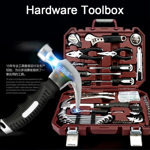 

toolbox set household hardware multifunctional home maintenance charging drill electrical working group set woodworking