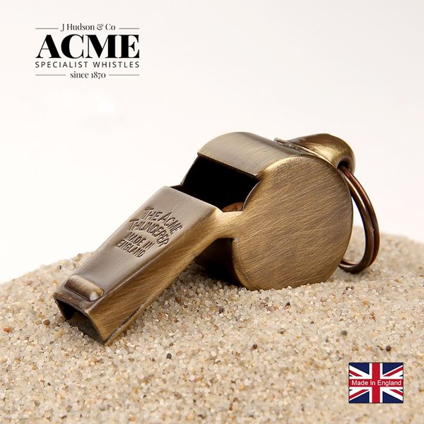 

other sporting goods acme 59.5 polished brass fashion trend pendant whistle coach referee laser lettering outdoor survival cheerleading