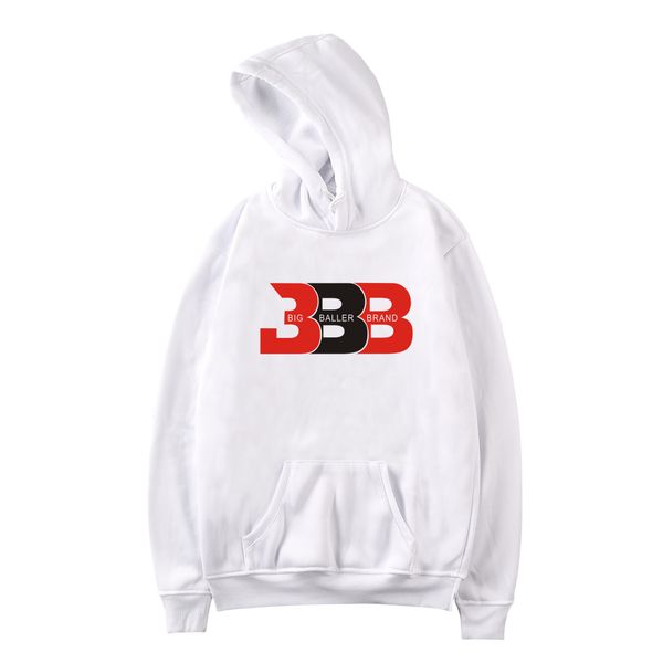 

bbb letters printed mens womens casual high street hoodies male female pullover hip hop hooded sweatshirts, Black