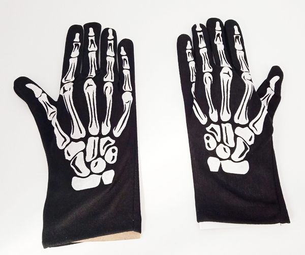 

halloween skeleton glove costume accessories scary cosplay stage and party theme costumes mens and women halloween costume accesso, Silver
