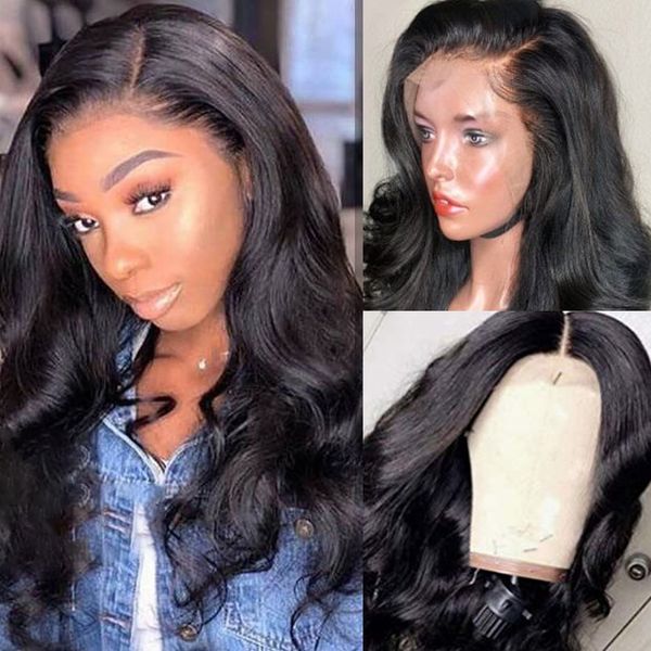 

бразильский рыхлый глубокий фронта шнурка человеческих волос парики preplucked honey blonde remy ombre цвет glueless полный парик шнурка с п, Black;brown