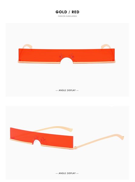 

rectangle sunglasses men women retro vintage rectangular narrow skinny half frame sun glass 1658, White;black