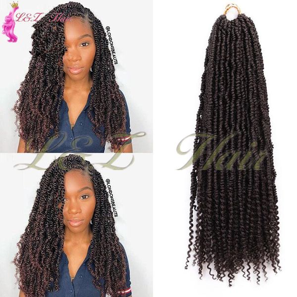 2020 Spring Twsit 14 Inch 24 Strands Nubian Twists Crochet Braids