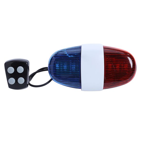 

bicycle bell 6 led 4 tone electronic bike call speaker taillight rear warning siren horn multifunction cycling front light car