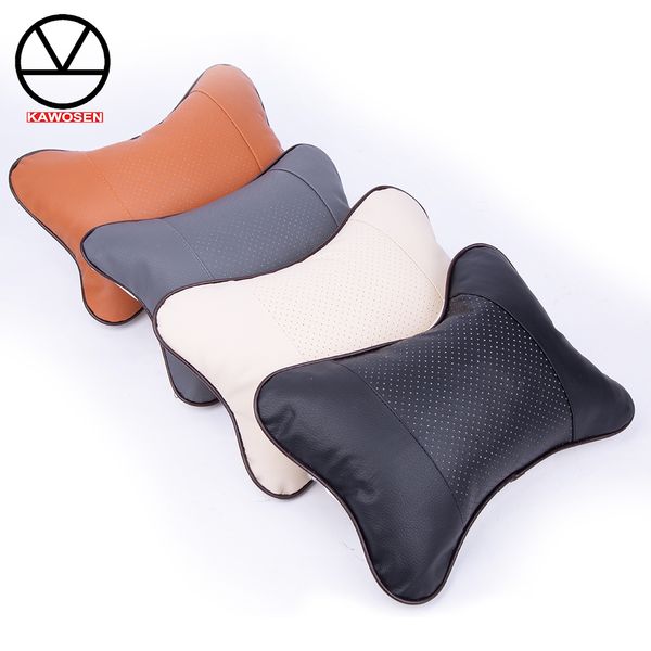 

covers pu car seat headrest head neck pillow four seasons general comfortable soft pad neck rest support cushion 4 color lhnp01