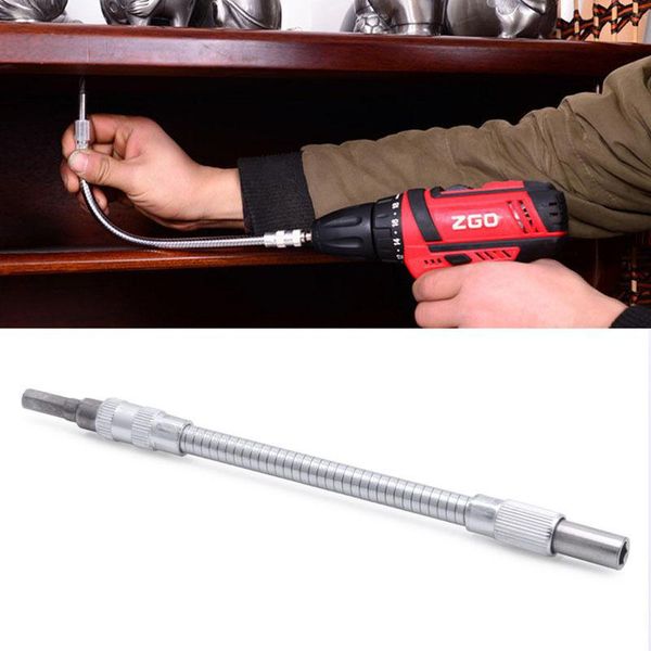 

30cm/20cn 1/4" hexagonal hose screwdriver extension drill head socket holder adapter connect to 6.35mm electric drill head