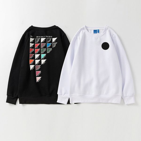 

adi sweatshirt mens german sports designer hoodie 3 leaves luxury printing mens womens sportswear casual sports shirt, Black