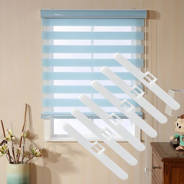 

10pcs chain link weights easy installation bottom parts white slat hanger home vertical blind spares repair clips connector