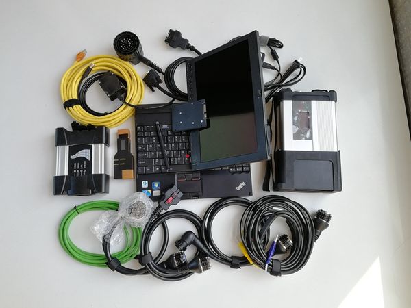 Auto Diagnostic Tools für BMW ICOM Nächster MB Stern C5 SD Connect 5 WiFi Multiplexer und Kabel 1 TB SSD Neueste Software verwendet Laptop x201T 8G i5 CPU