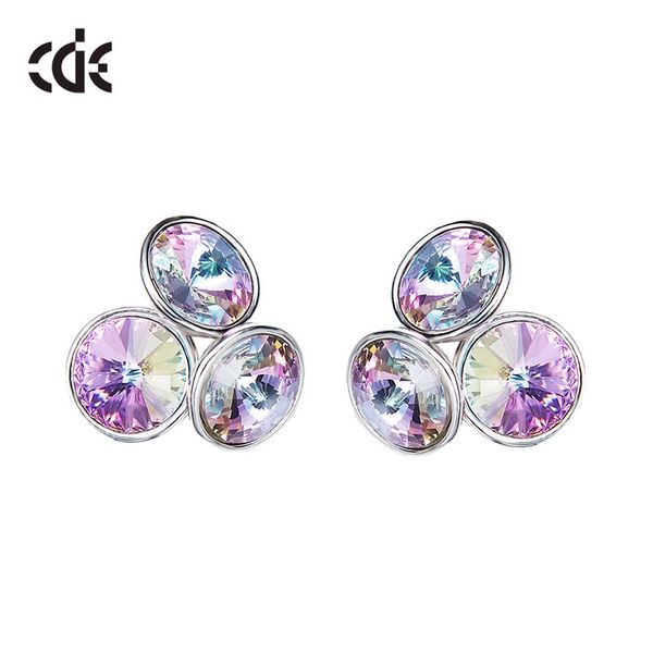 

wedding party beaded pearl gift woman lady diamond jewelry earring for bride acting initiation graduation cde-885, Golden