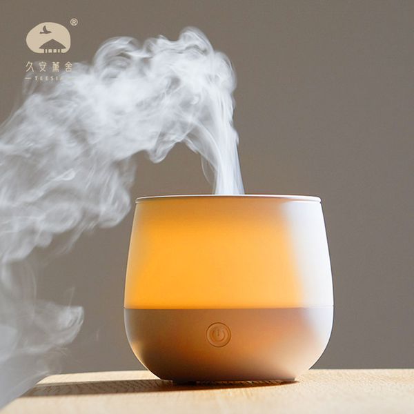 

usb mini table air humidifier diffuser ultrasonic aroma diffuser lamps slient with led lights