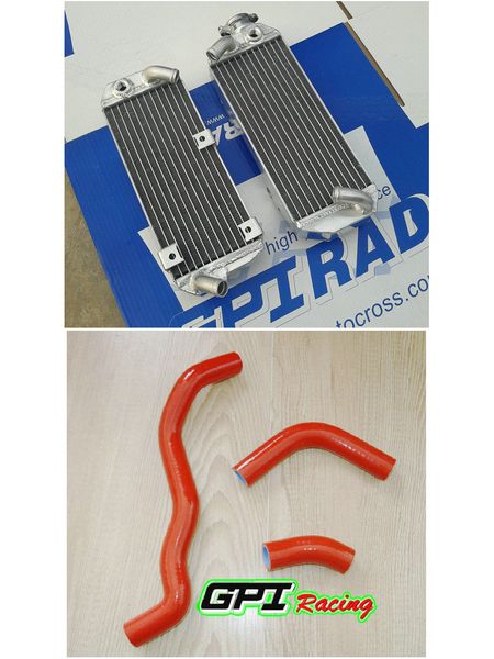 

aluminum radiator + hose for drz400s drz400sm 2000-2017 2016 2015 2014 2013 2012 2011 2010 2009 2008 2007 gpi high-per
