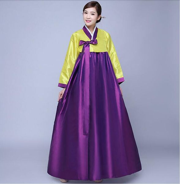 

2018 new korean traditional dress arrival hanbok korean traditional hanbok dress 5 colour, Red
