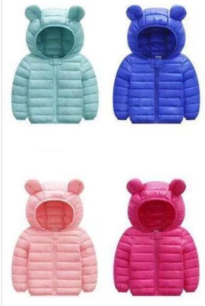 

boys girls outwear kids down parkas jacket child thicken coat windbreaker jacket, Blue;gray