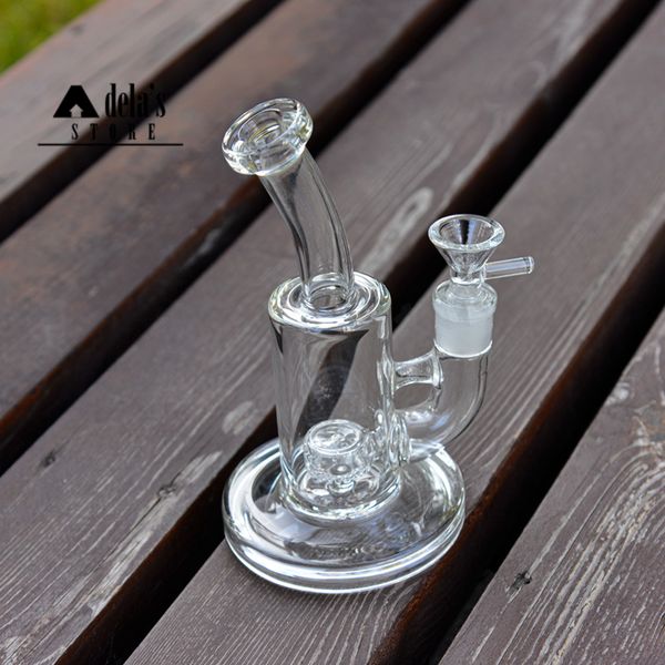 7,2-Zoll-Rauchglasbong mit Schüsselhöhe 184 mm, Wasserpfeife 14 mm weibliches Dab-Ölbohrinsel-Bong-Gelenk