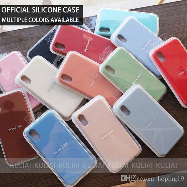 

happy original silicone case for iphone 7 8 plus phone silicon cover for iphone x 6s 6 plus 5s 5 se for iphone xs xr xmax cases
