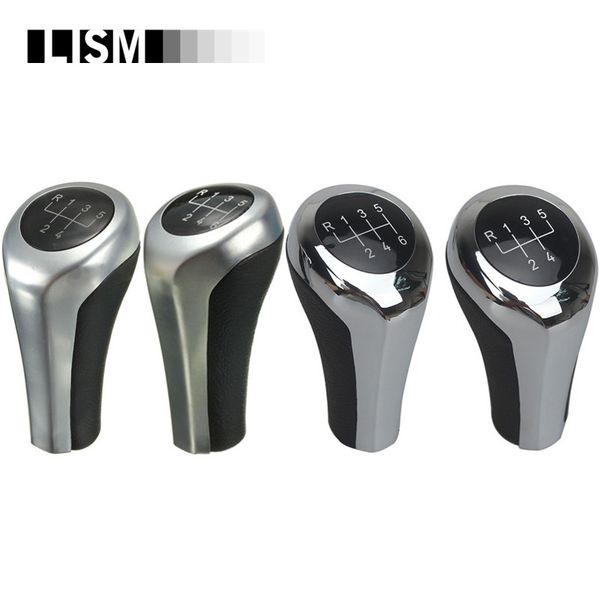 

gear shift knob for 1 3 5 6 series e46 e53 e60 e61 e63 e65 e81 e82 e83 e84 e87 e90 e91 e92 x1 x3 x5 gearshift chromed matte