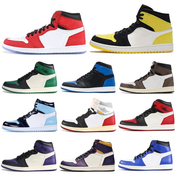 

discount men basketball shoes 1 1s obsidian fearless union shattered backboard banned unc women mens trainers sports sneakers 7-12