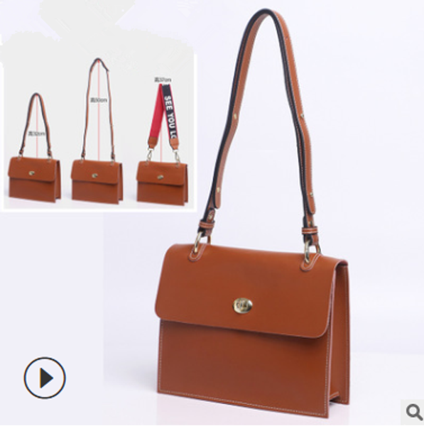 

leather women's bag 2019 new fashion messenger bag korean women's small square trend all-around leather shoulder