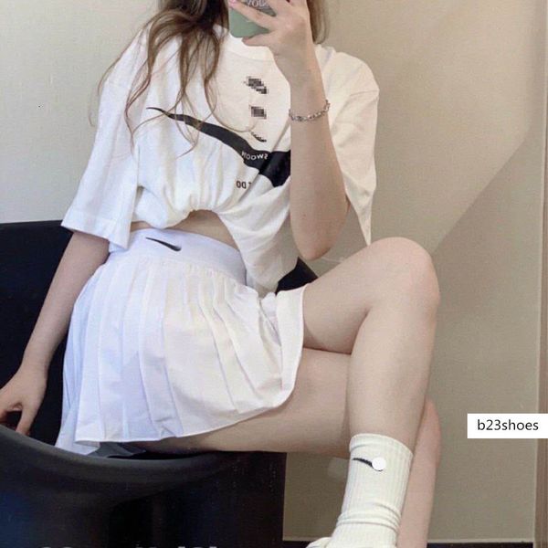 

2020 leggings anti-exposure casual sports style pleated tennis skirt