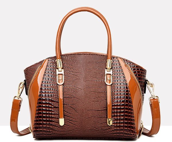 

новый роскошный сумки женские сумки модельер крокодил pattern сумка женская партия посыльного сумки bolsa feminina