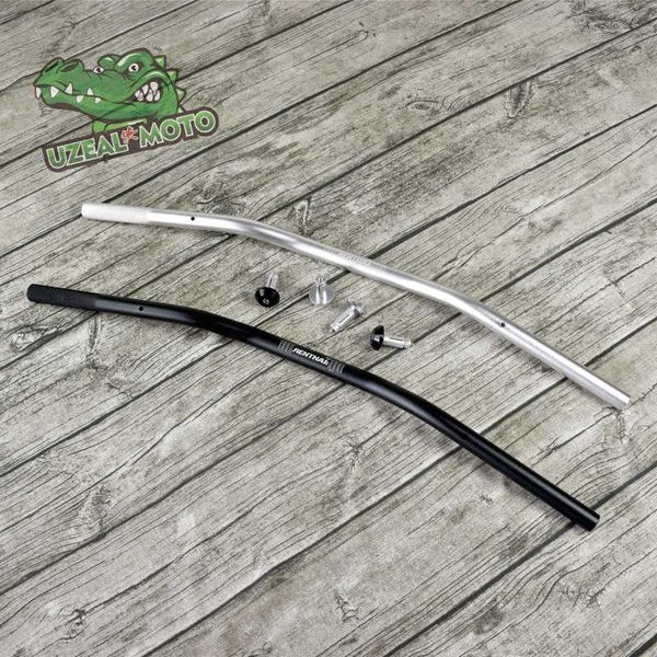 

730mm 22mm vintage motorcycle lower handle bar 6061 aluminum alloy flat low handle bar tracker
