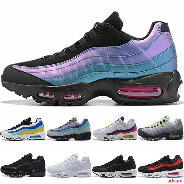 

men sneakers triple black white running shoes laser fuchsia red orbit bred aqua neon mens trainers sports size 40-45