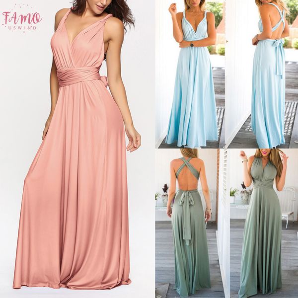 

сексуальный 100% шелковый женщин многоходовой обернуть кабриолет boho макси клуб платье красное длинное платье повязки партии вечерние беско, Black;gray