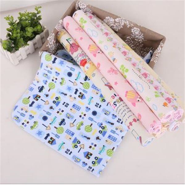 

retail a piece baby's three-ply flannel urine block baby's bamboo fiber double side ureter pad pure cotton 50*70cm gnd03