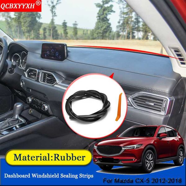 

qcbxyyxh car-styling rubber anti-noise soundproof dustproof car dashboard windshield sealing strips fit for cx-5 2012-2018