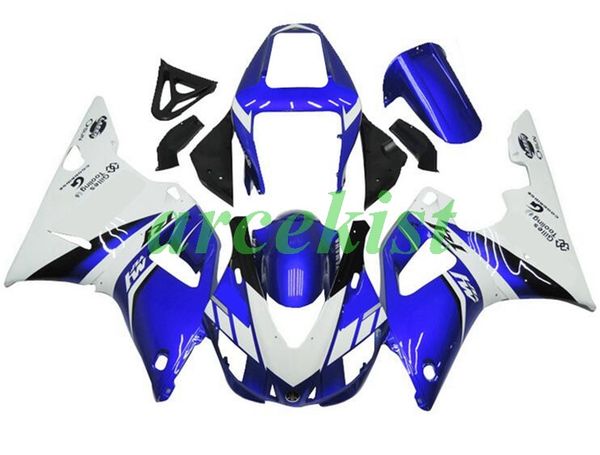 

новый abs мотоцикл полный обтекатели комплект, пригодный для yamaha yzf-r1 r1 1998 1999 98 99 кузовостроение набор пользовательских синий бе