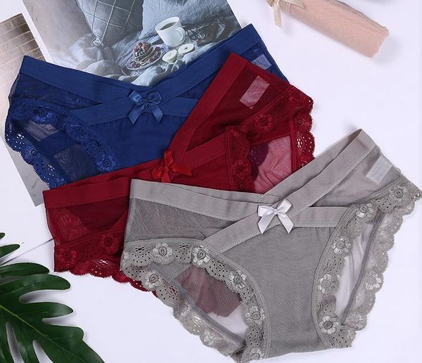 

сексуальные трусики женщины прозрачное кружево мягкое бесшовное нижнее белье женские трусы плюс размер женские трусики дышащие плюс размер d, Black;pink