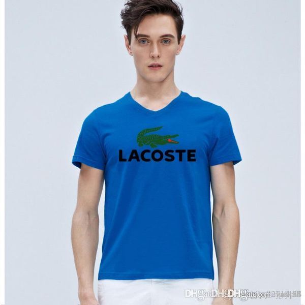 

new style men's t - shirt, fashionable v - neck, european and american popular brands, sweatshirts, White;black