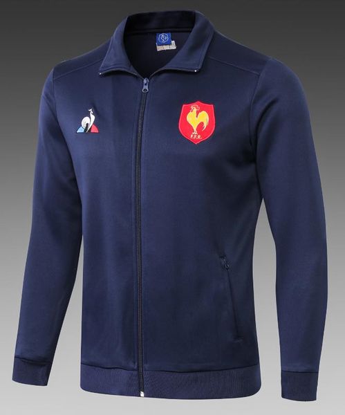 

2018 2019 new france super rugby jerseys 18 19 france shirts rugby maillot de french rugby jersey size s-3xl, Black