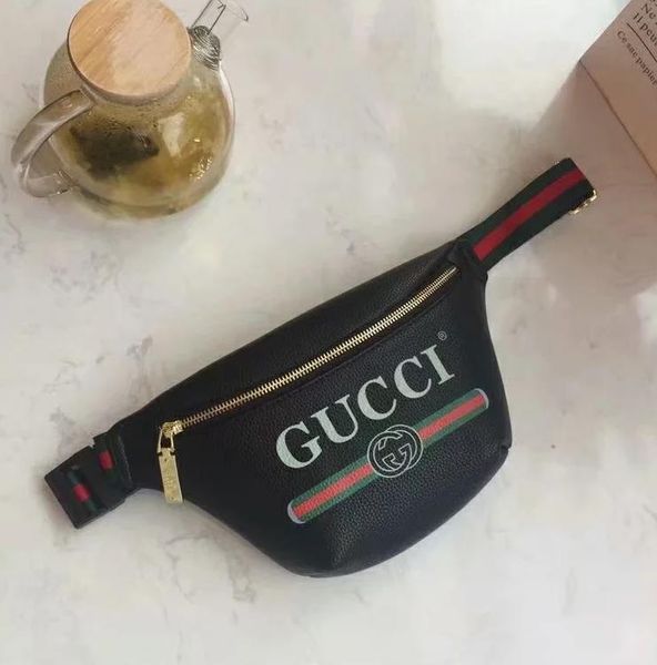 

2018 letter signature fanny bags woman and man waist bags fashion cross body bag money phone handy waist purse solid travel bag