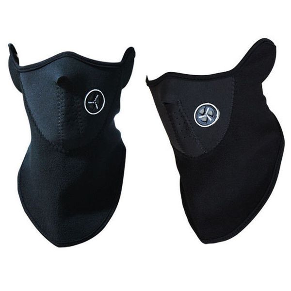 

neck face mask hat balaclavas cycling scarf cover bike winter warmer skiing ski motorcycle, Black