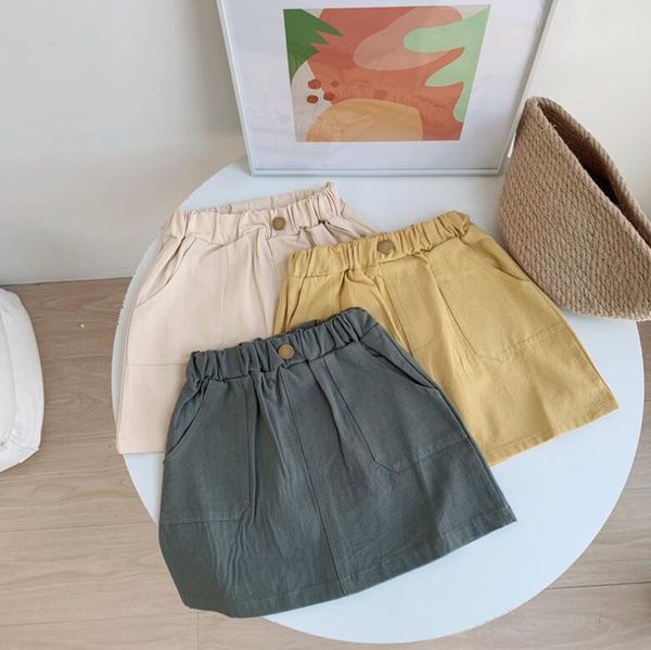 

2020 new wholesale baby girls draped skirt summer fashion kids girls skirts 2-7 years