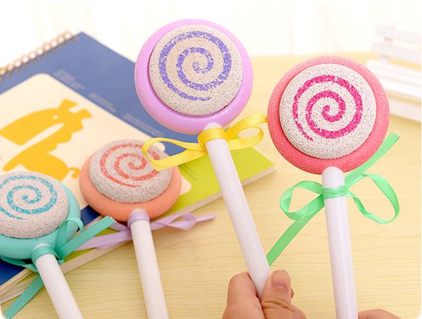 

new foot clean scruber hard skin remover scrub pumice stone clean foot cute lollipop foot file scraper scrubber pedicure tool