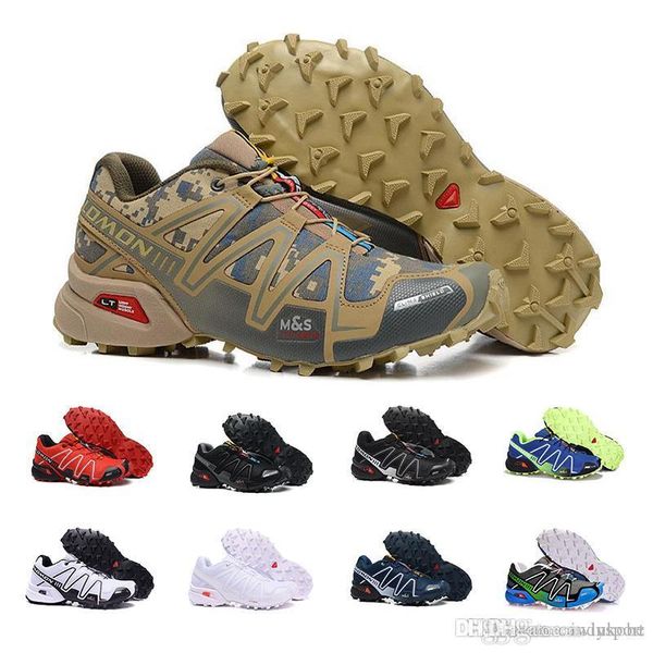 

с коробкой 2019 Мужская обувь zapatos hombre Speed ​​Cross 3CS III Спортивные кроссовки Мужские ч