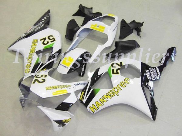 

новый (литье под давлением) abs обтекатель комплекты подходят для honda cbr954rr (2002 2003) cbr954rr 02 03 обтекатели набор черный белый и