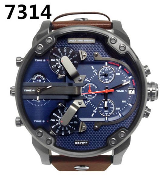 

2020 selling fashion men watches dz luxury watches brand montre homme men military quartz wrist watches clock relogio masculino rejole, Slivery;brown