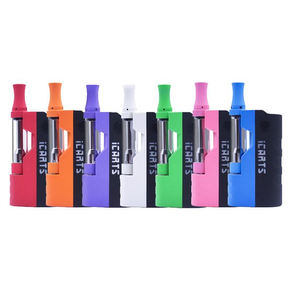 

Authentic iCARTS Imini V2 Upgraded version Kit 650mAh Preheat Box Battery Mod with 1.0ml Vape Cartridge for Thick Oil DHL Free