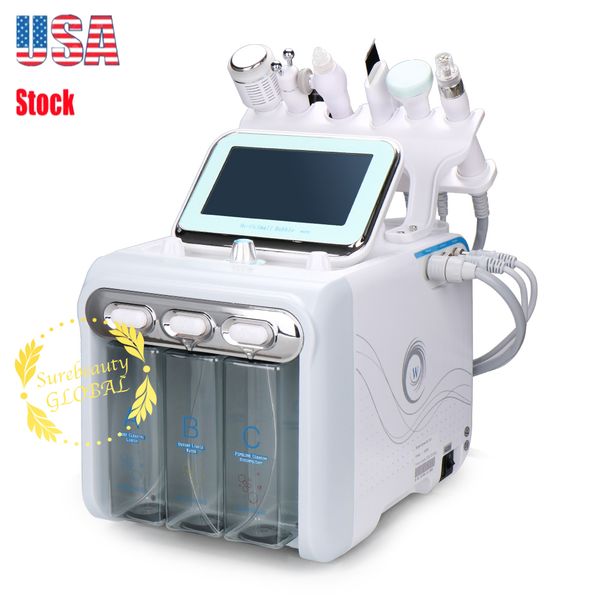 

salling facial microdermabrasion skin rejuvenation wrinkle remover equipment dermabrasion water deep clean 6 in 1 face skin care lifting, Black;white