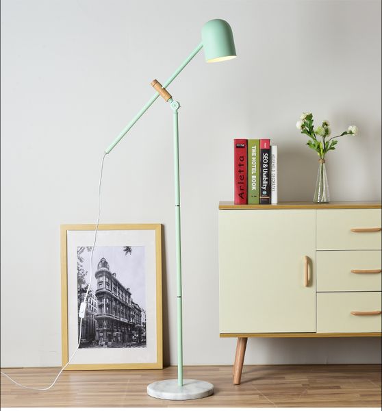 

modern nordic iron floor lamp e27 led adjustable floor lamp 220v floor light for living room bedside study room l