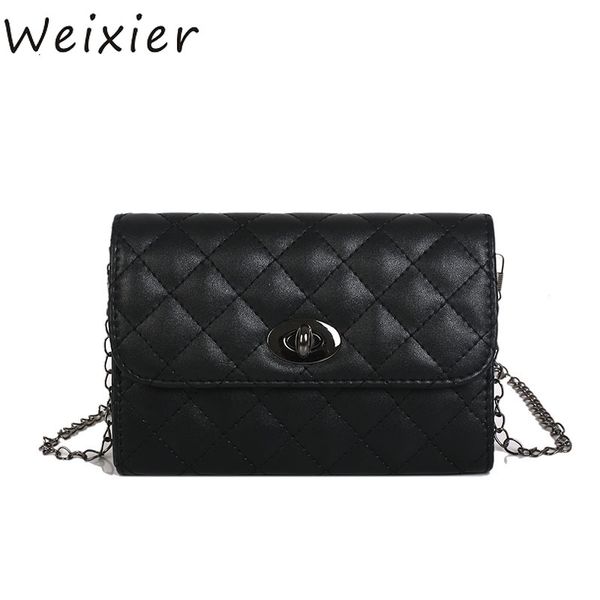 

weixirt 2018 new fashion brand leather bag chain shoulder bags woman famous handbags women bags feminina ly-32
