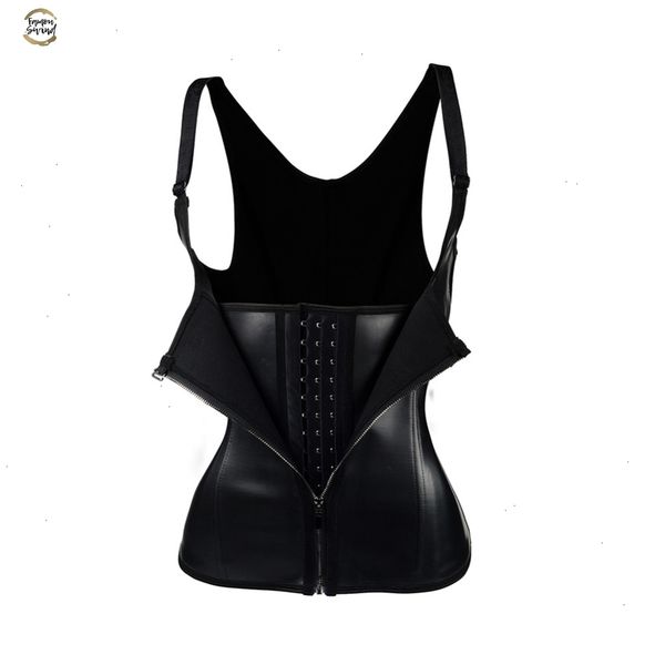 

body shaper latex waist cincher trainer shaper fast weight loss girdle slimming belt waist trainer corset modeling strap, Black;white