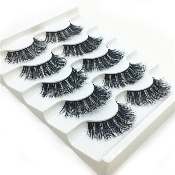 

1 box luxury 3d false lashes fluffy strip eyelashes long natural party fake eyelashes wholesale & drop shipping
