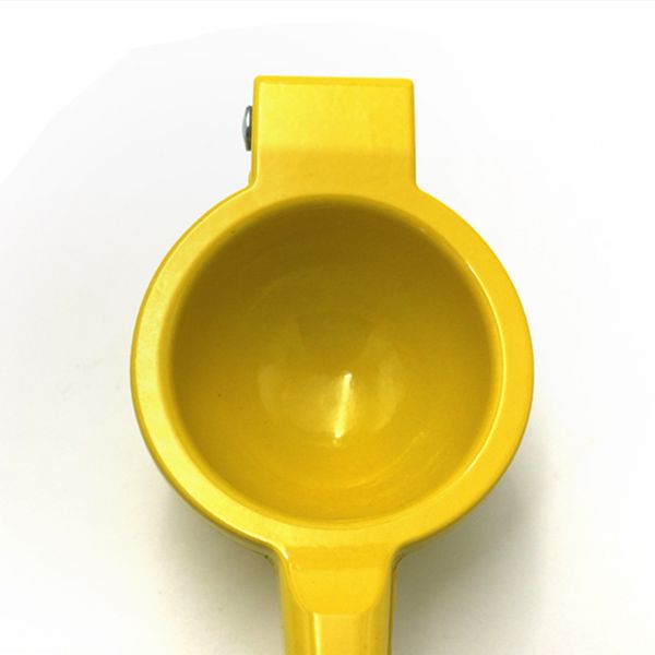 

yellow handle press manual strainer multifunctional tool juicer lemon squzeer